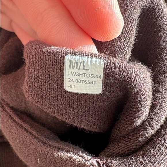 Lululemon Brown Half Zip Scuba - Picture 4 of 4